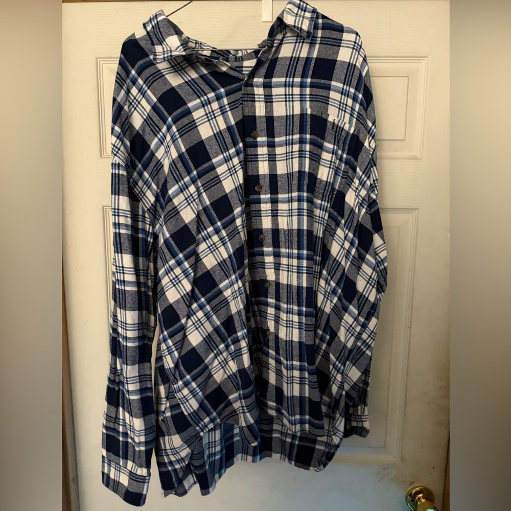 3XL men’s flannel